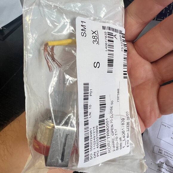 Randell‎ RF TRM0501 Thermodisc, 2 Wire, Open 70 Close 50 - Picture 7 of 7